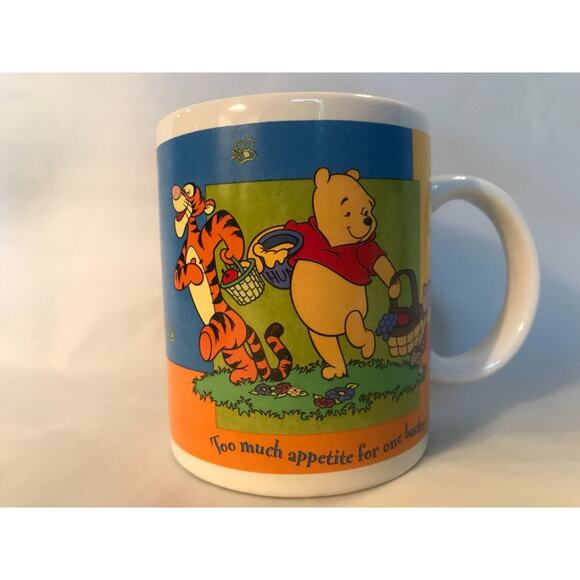 Disney-Winnie the Pooh-"Bee Friendly Happy Being Me" Set of 2 Coffee Cup/Mug - Picture 8 of 11